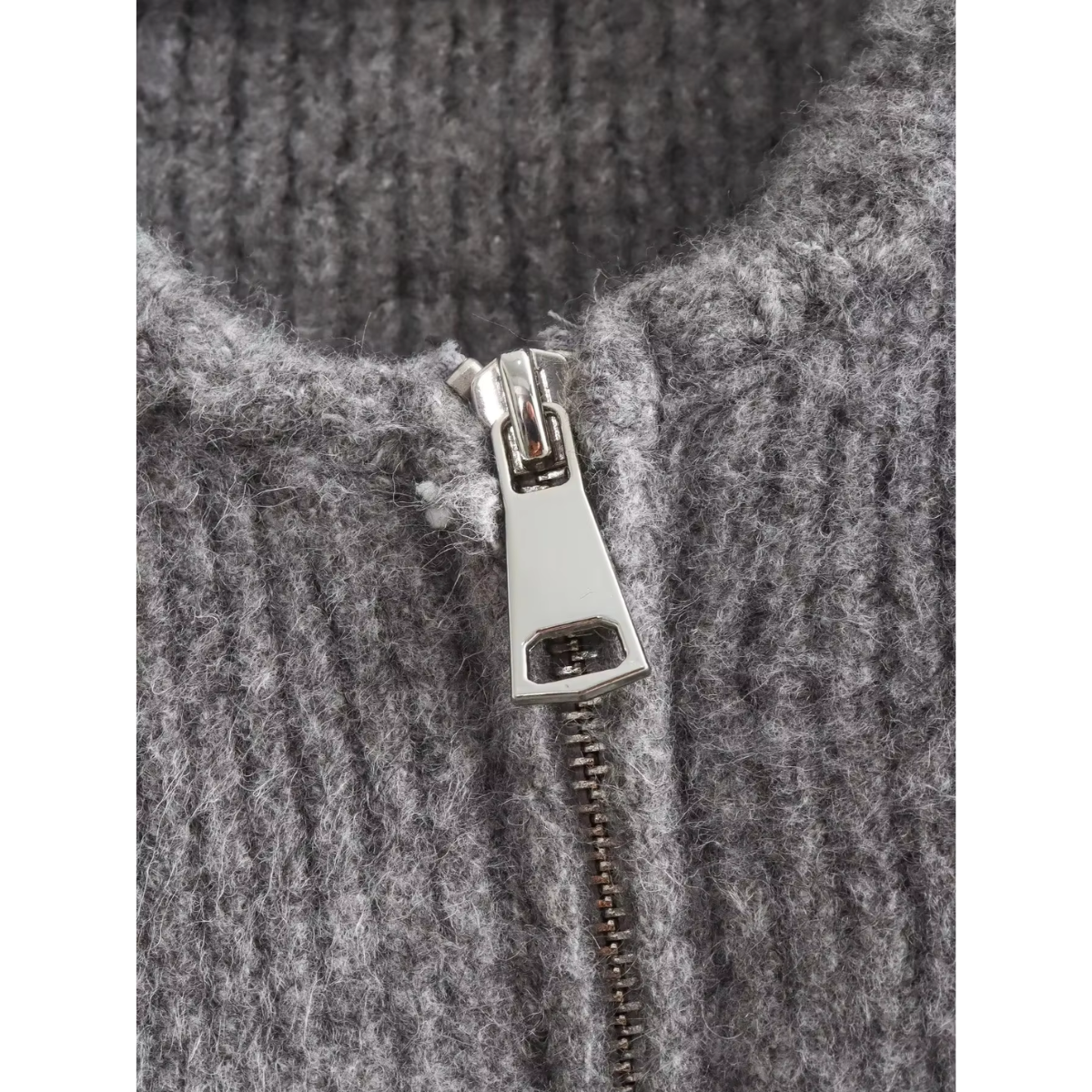 Lorie - Vrouwen kinnted urban cozy zip vest