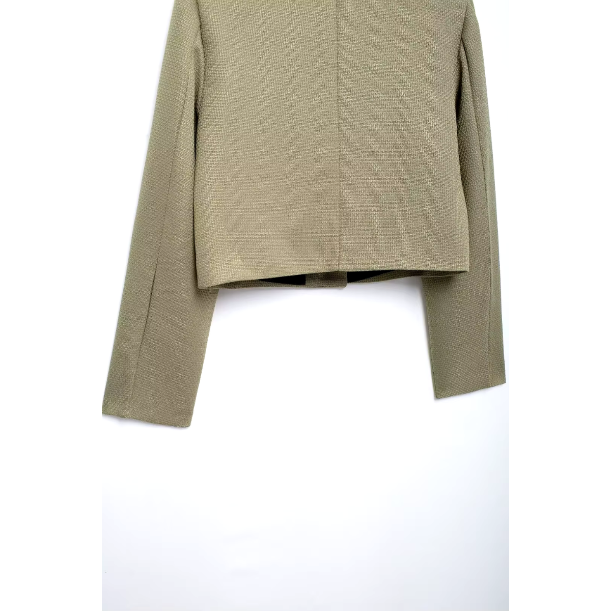 Olannie - Tweed blazer met enkele knopen