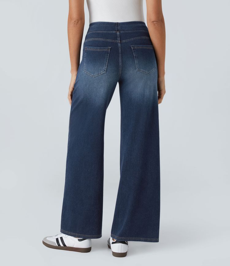 Lorena - Stretchy jeans met elastische tailleband