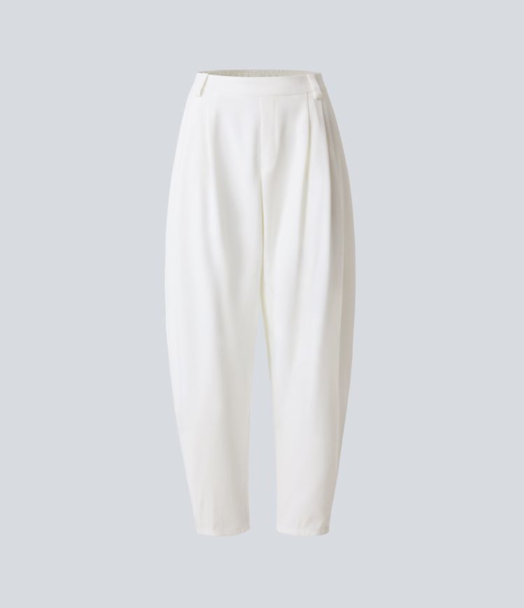 Claudia - Losvallende damesbroek met hoge taille