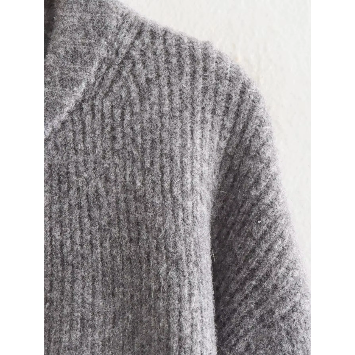 Lorie - Vrouwen kinnted urban cozy zip vest