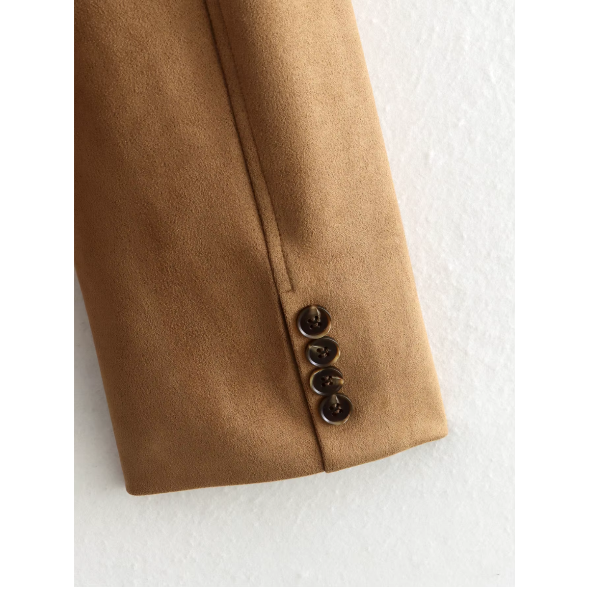 Jula - Oversized vintage luxe suède jas