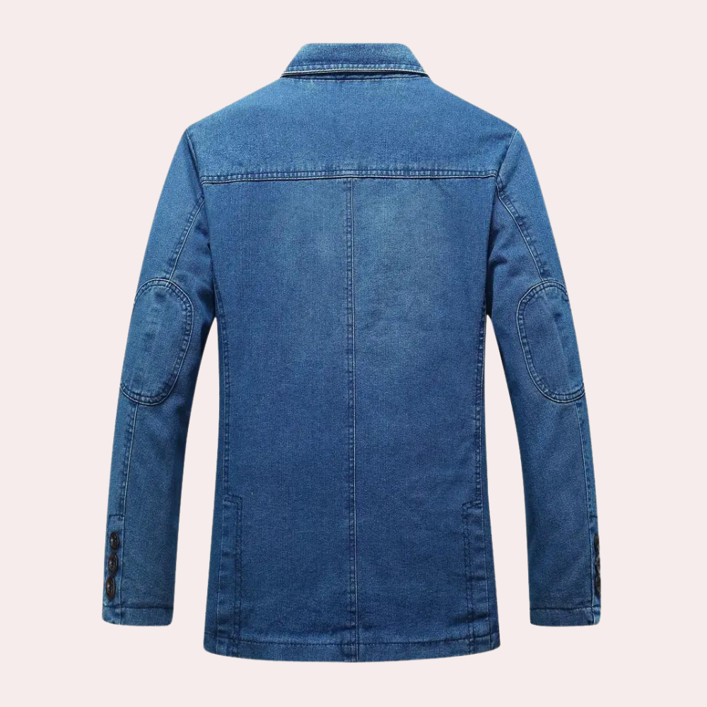 Jezar - Klassieke casual denim blazer voor heren