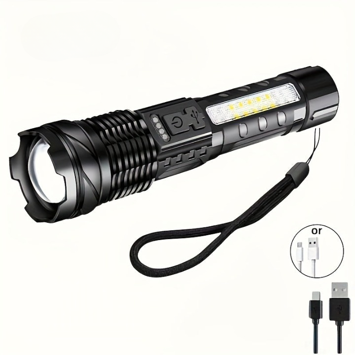 Super krachtige oplaadbare zaklamp voor noodgevallen