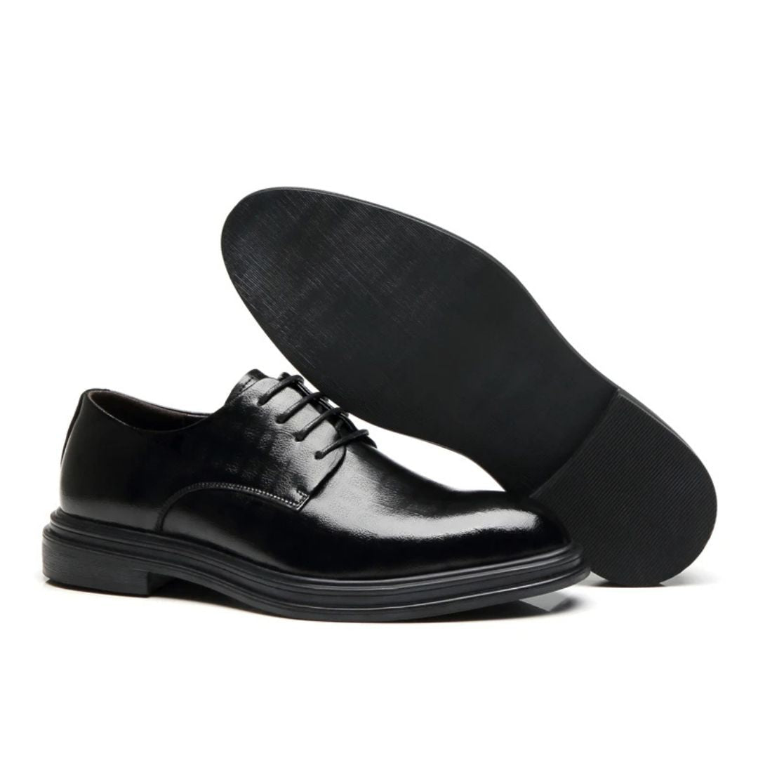 Elevated - Verhoogde nette lederen herenschoenen voor extra lengte