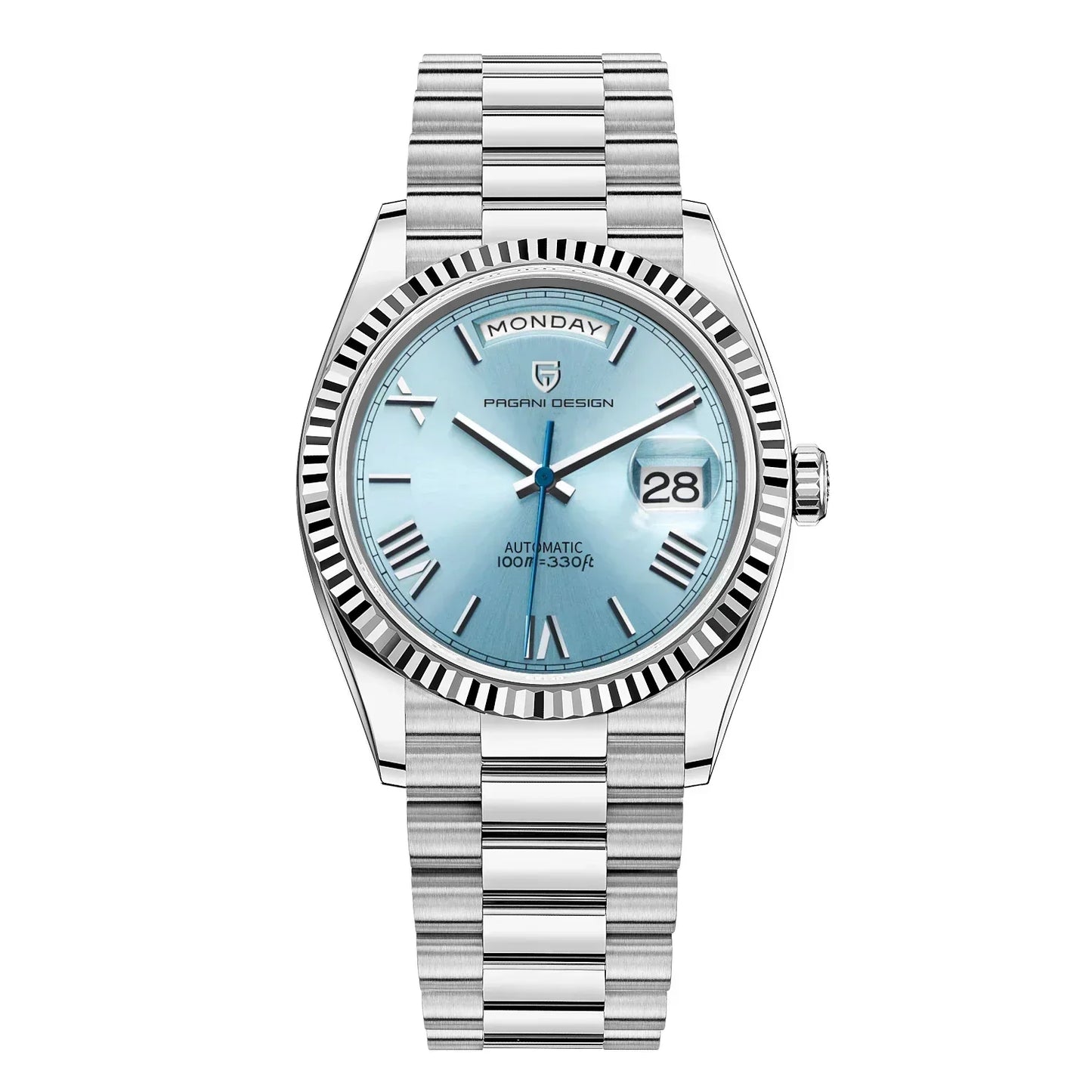 Automatisch herenhorloge van roestvrij staal