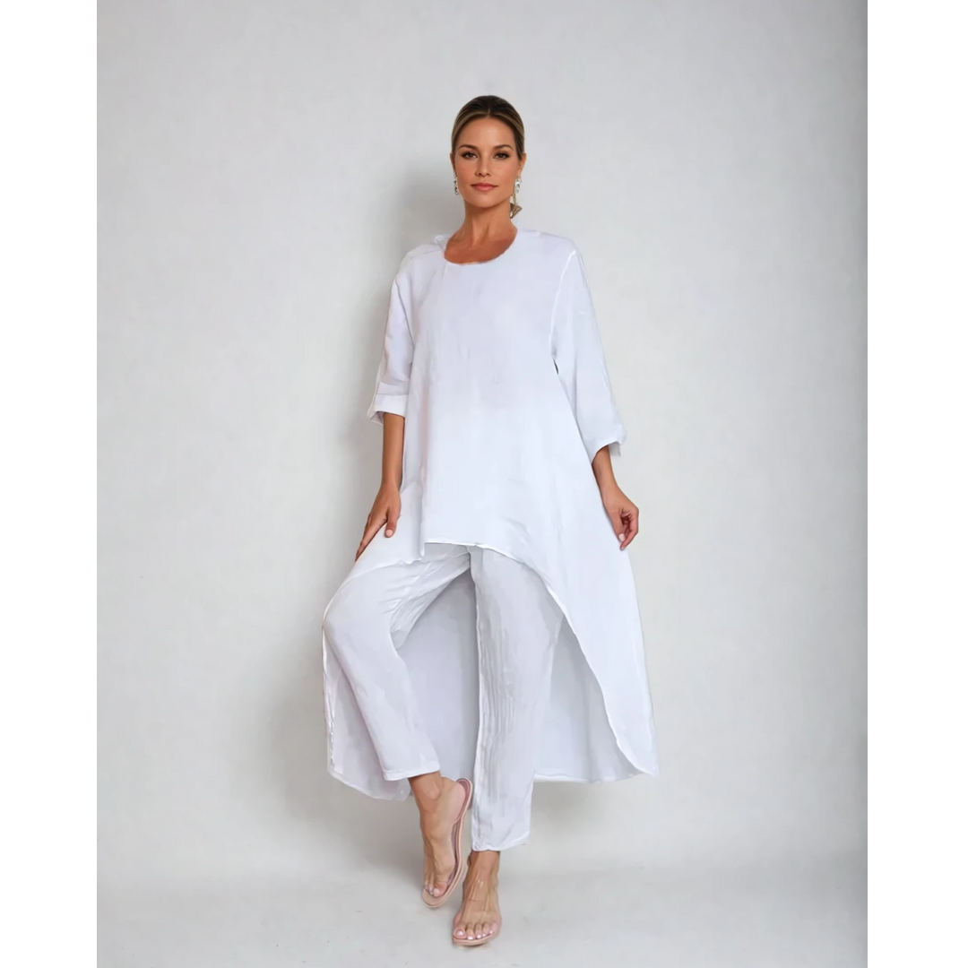 Adele – Loungewear set met oversized tuniek voor dames