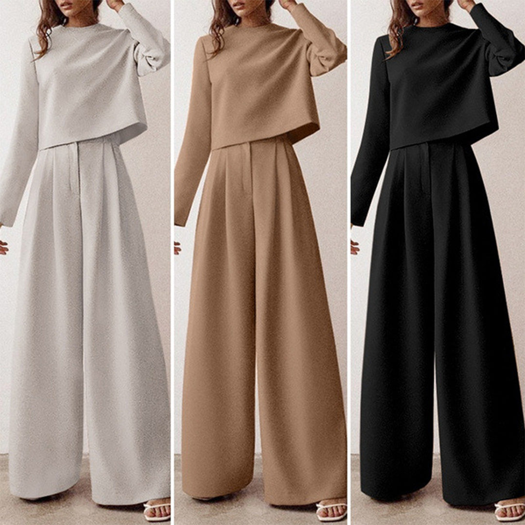 Ceyara | Elegante tweedelige palazzo set