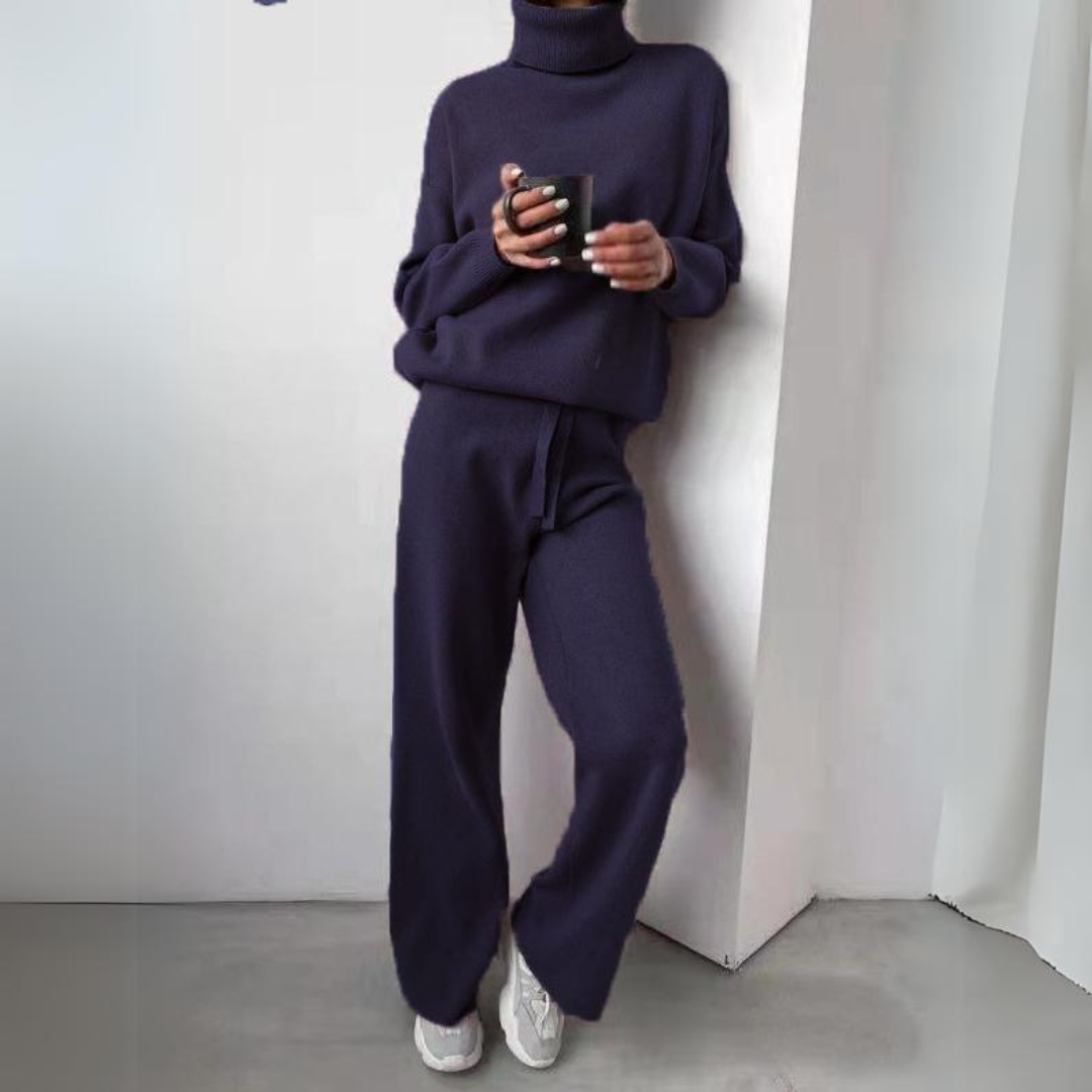 Thais - Comfortabele lounge set met coltrui voor dames