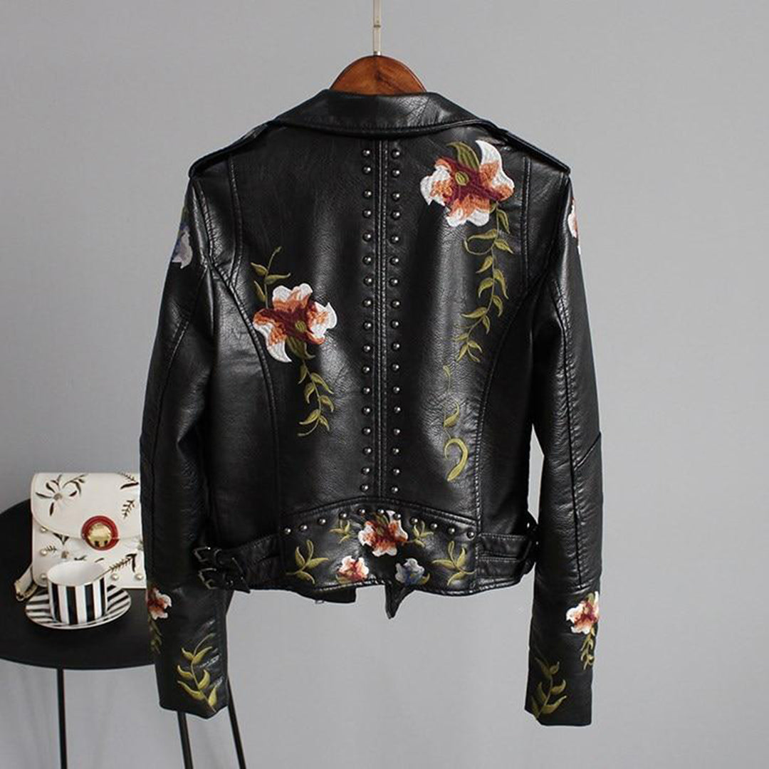 Yisha - Damesjack met bloemenpatroon