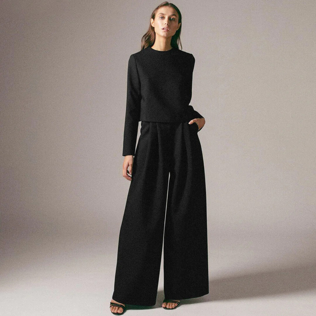Ceyara | Elegante tweedelige palazzo set