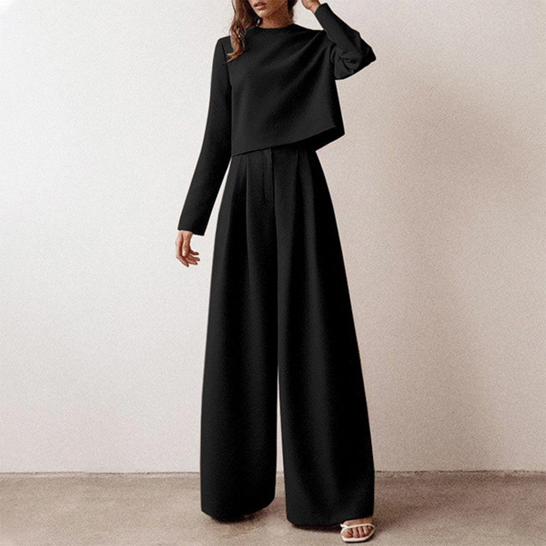 Ceyara | Elegante tweedelige palazzo set