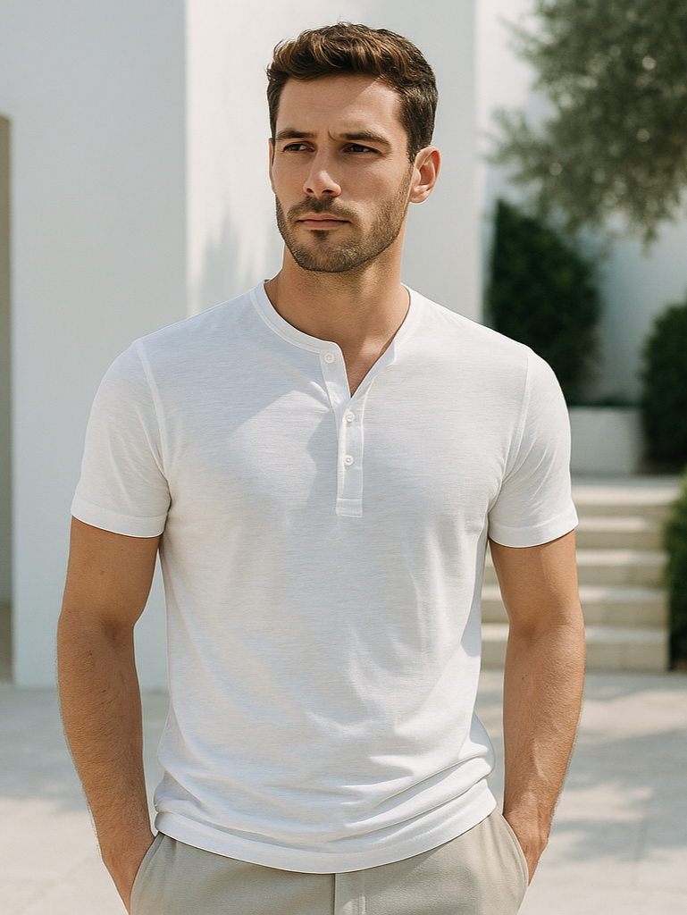 Bram | Casual t-shirt voor heren - lichtgewicht, relaxed fit