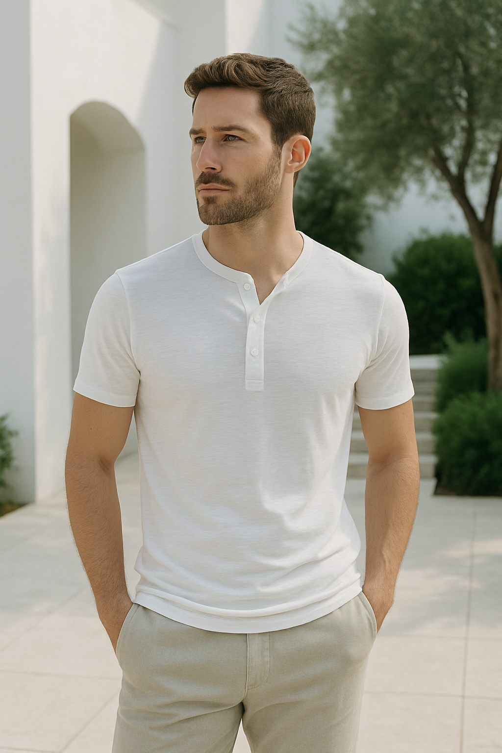 Bram | Casual t-shirt voor heren - lichtgewicht, relaxed fit