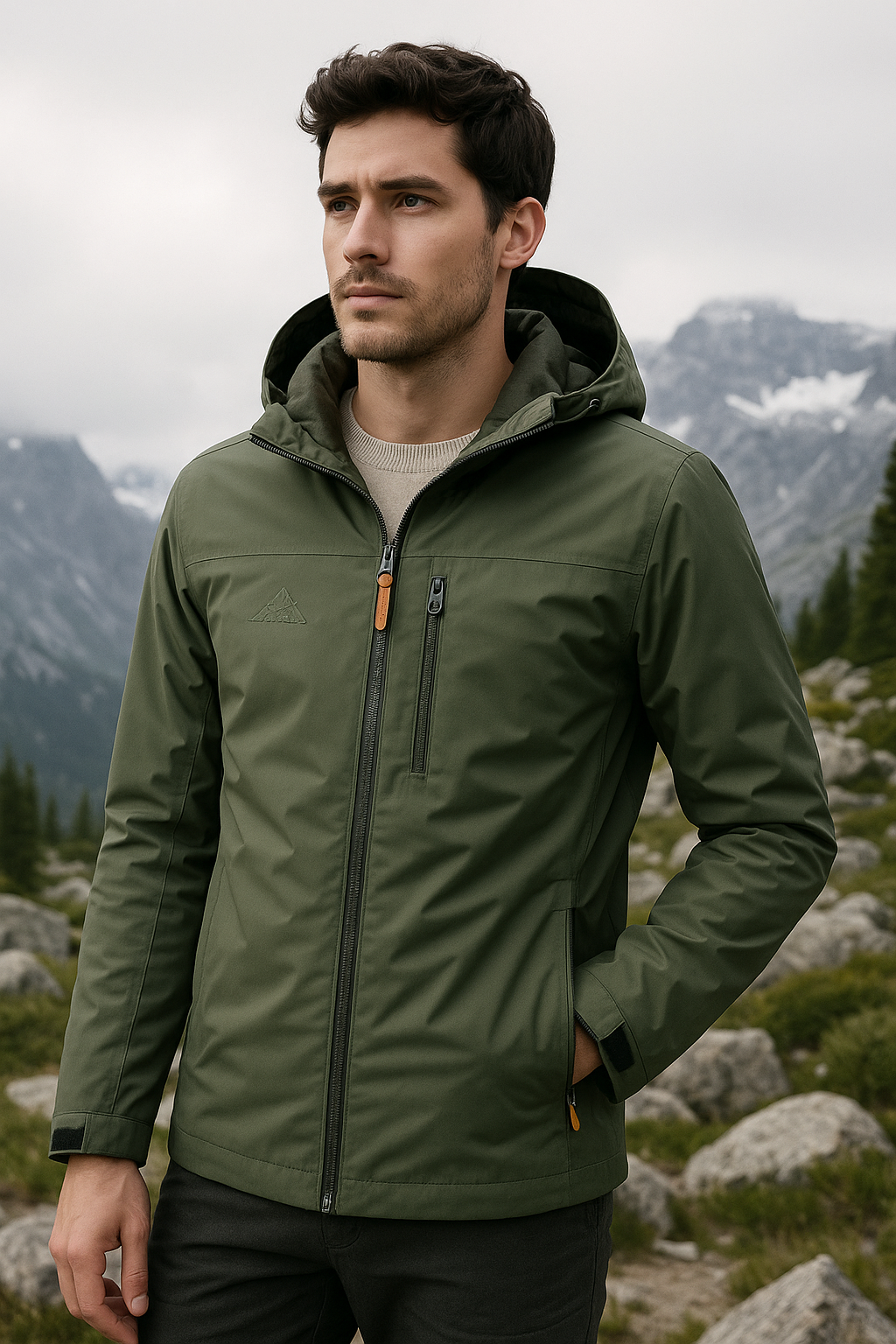 Brent | Water- en winddichte outdoorjas voor heren