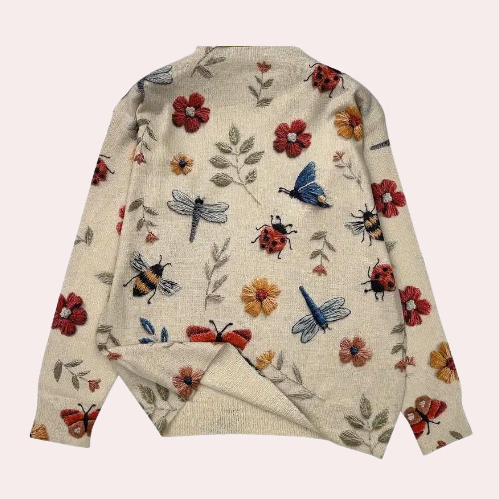 Edith - Floraal bedrukte sweatshirt voor dames