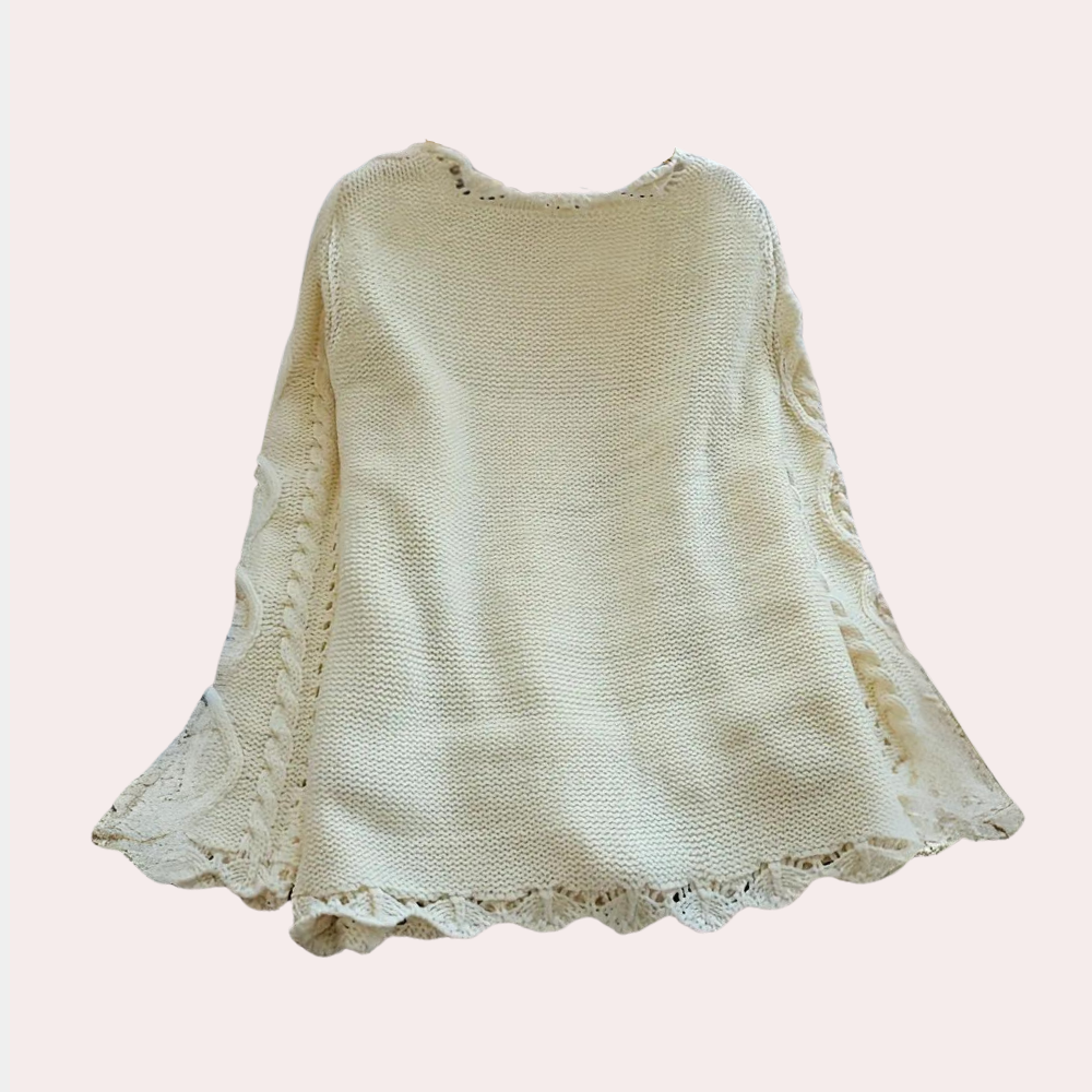 Liane - Elegnat gebreid vest met knoop voor dames