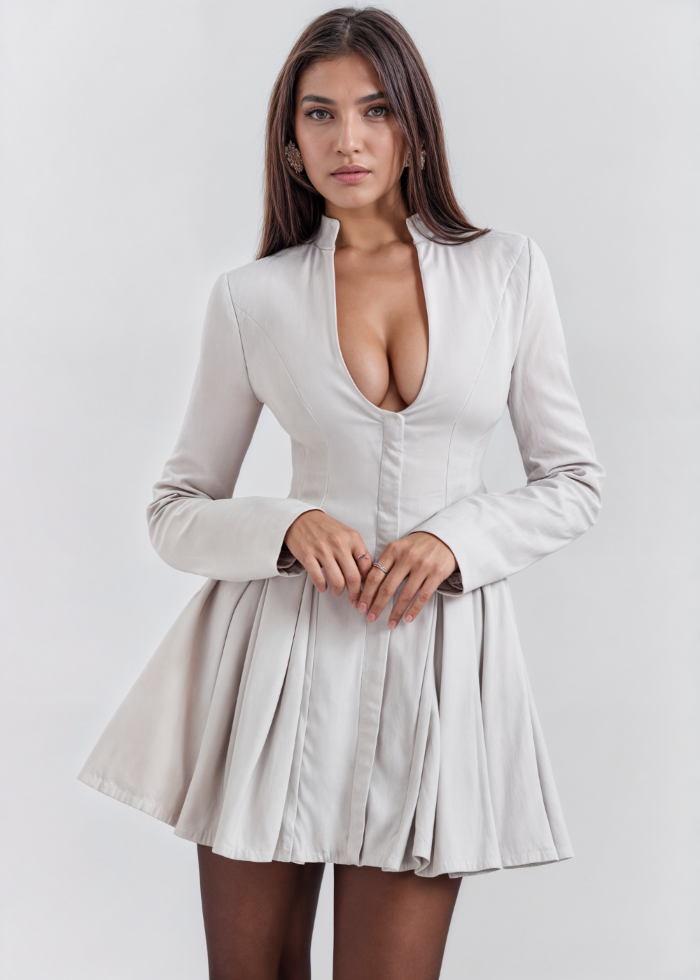 Meiza - Schouder mini jurk