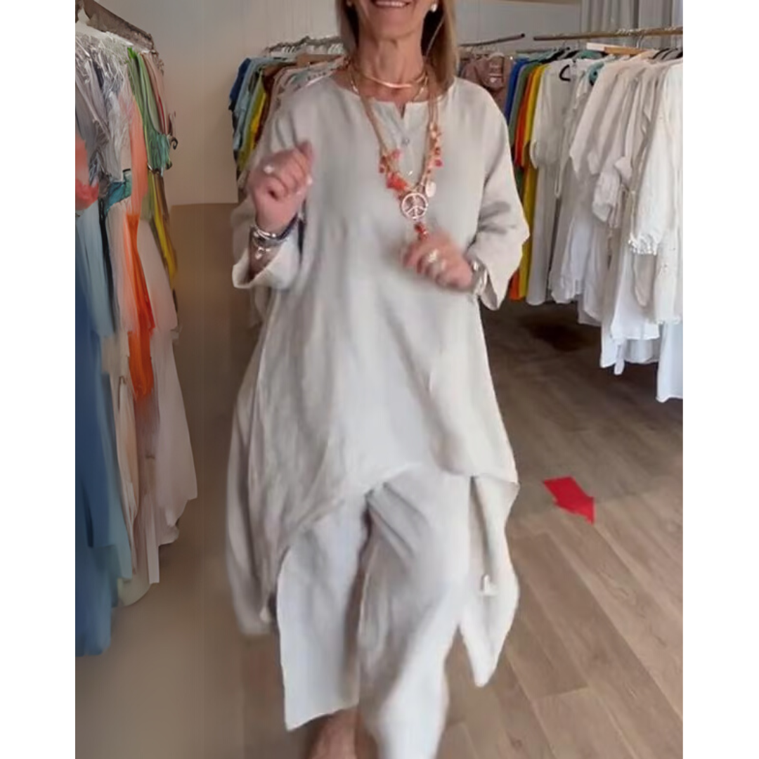 Adele – Loungewear set met oversized tuniek voor dames