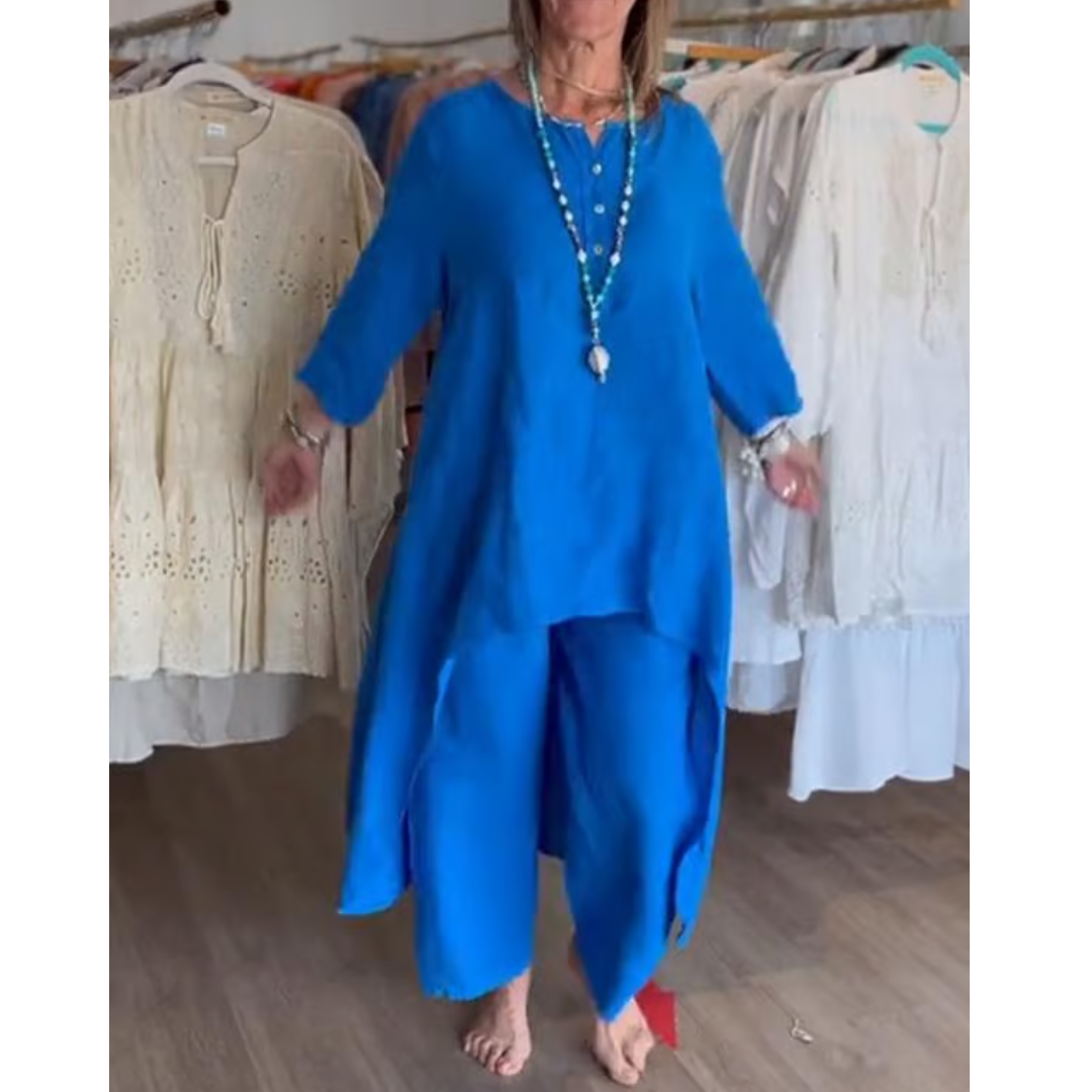 Adele – Loungewear set met oversized tuniek voor dames