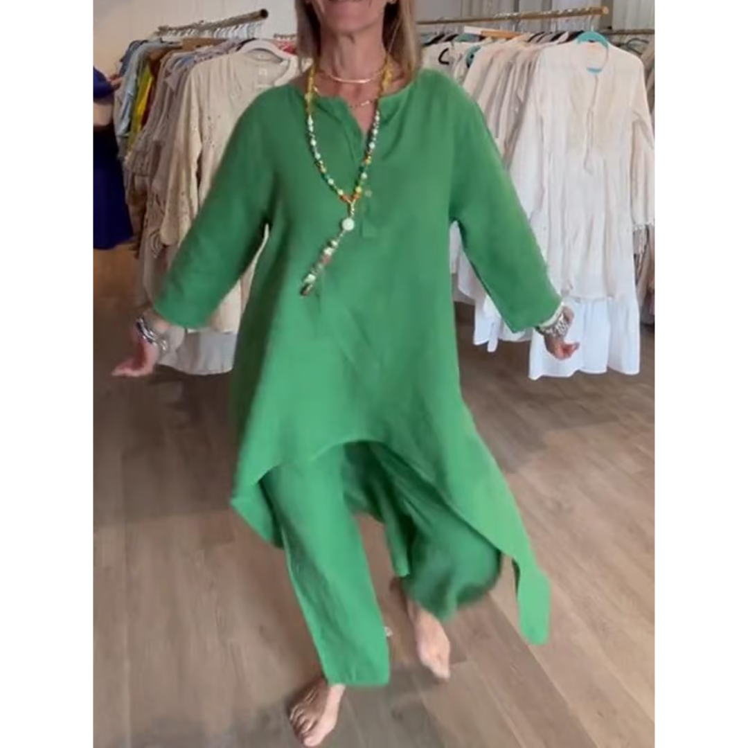 Adele – Loungewear set met oversized tuniek voor dames