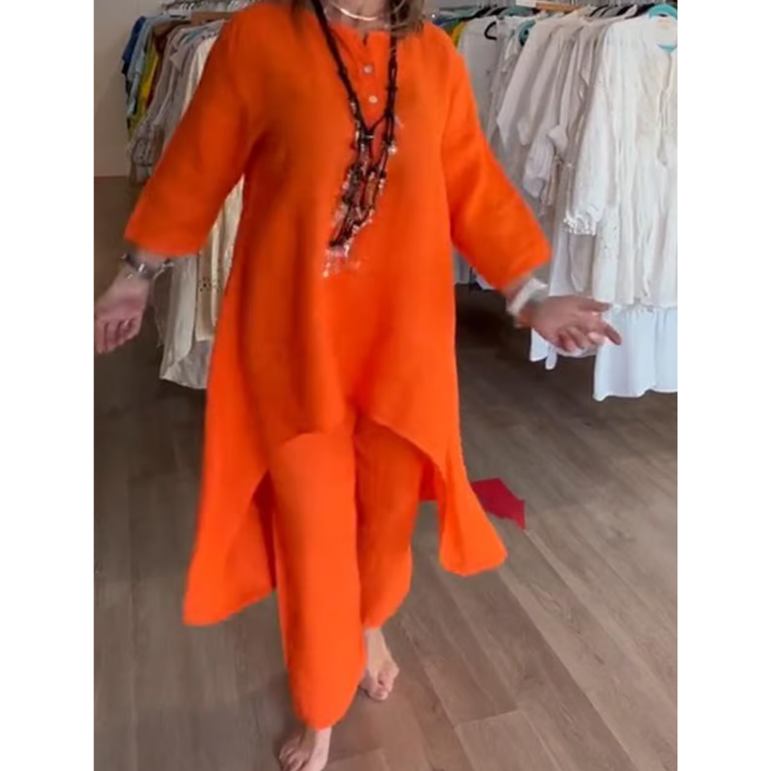 Adele – Loungewear set met oversized tuniek voor dames