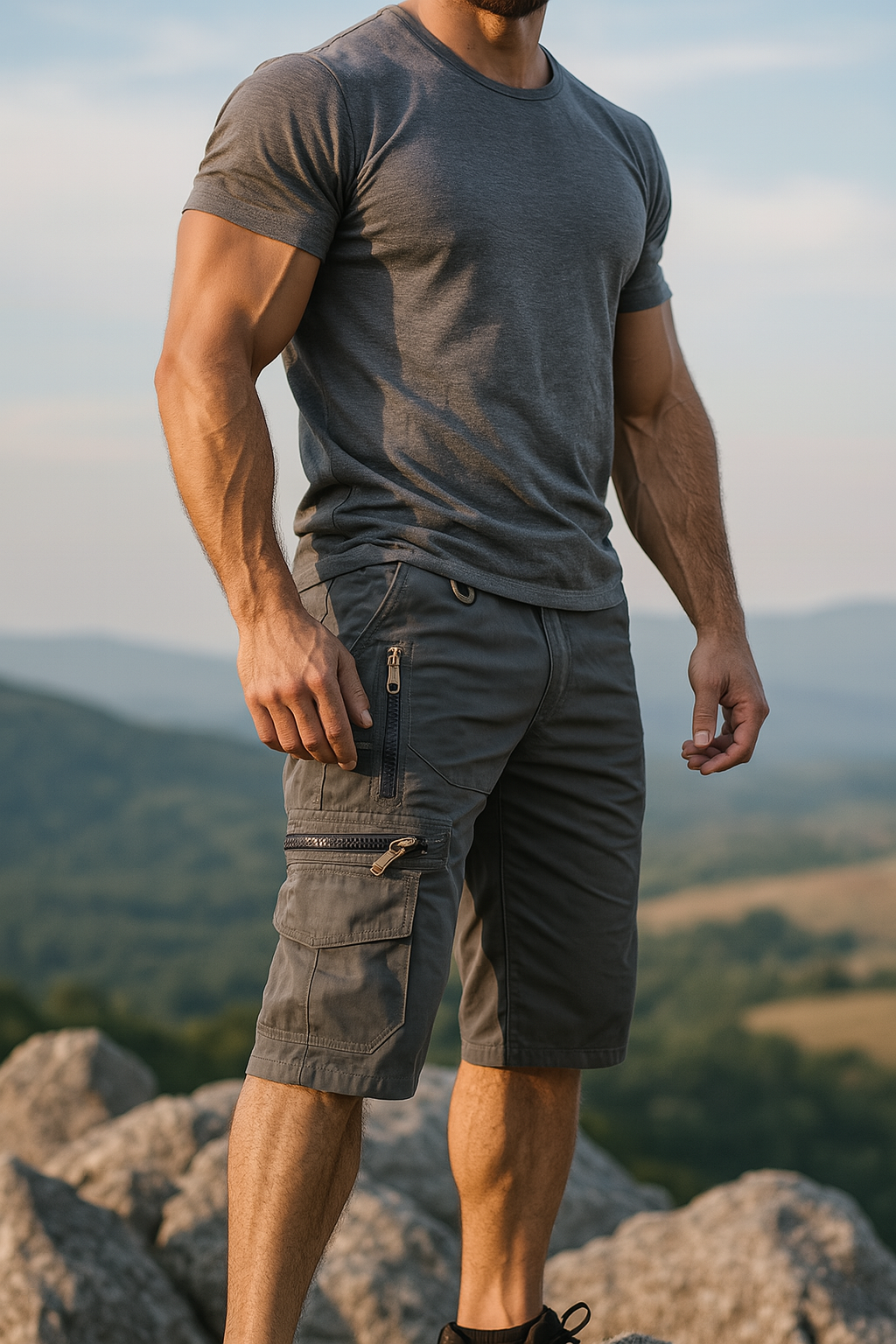 Ultimate outdoor cargo tactische hiking camping shorts mannen