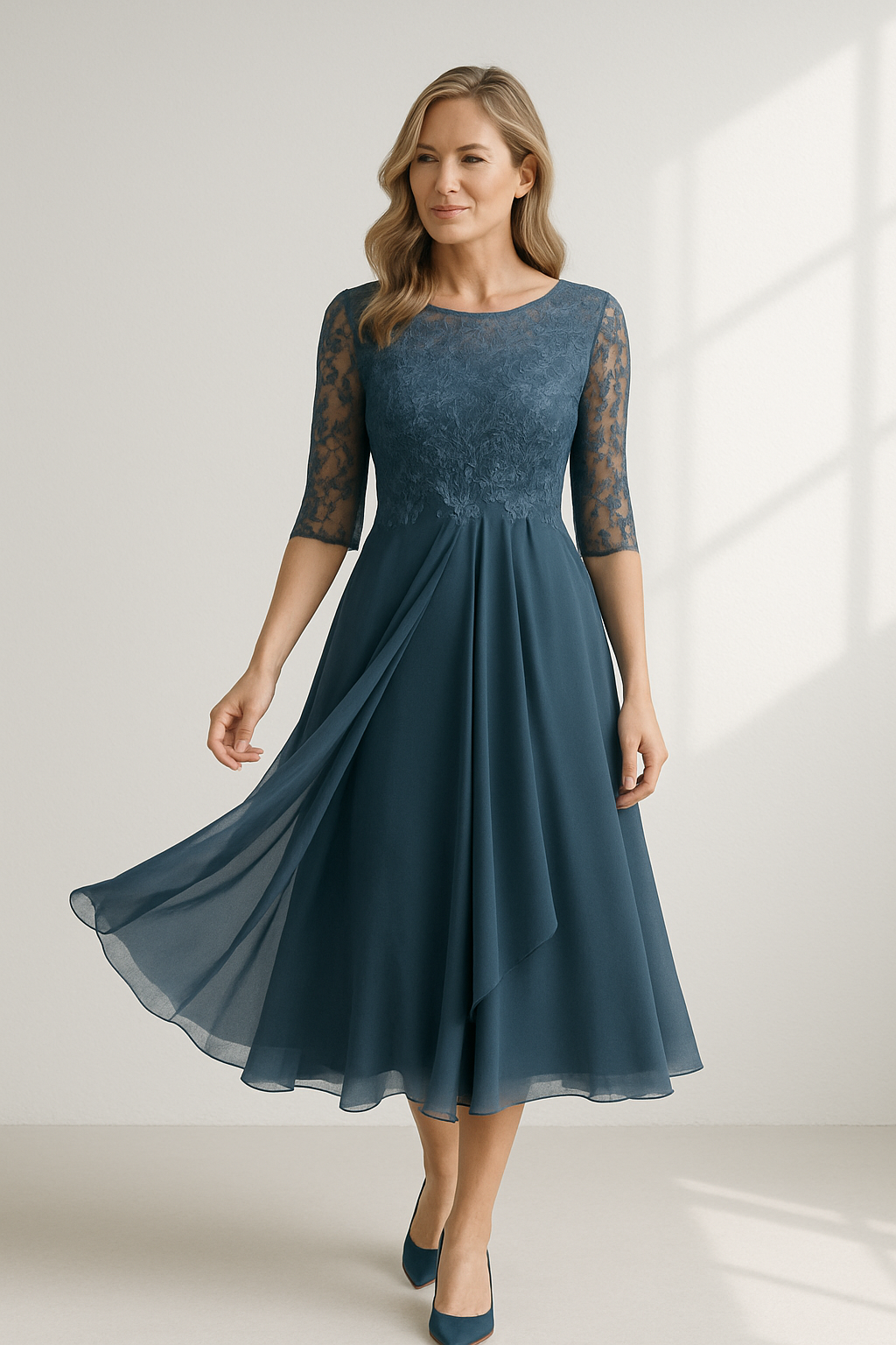 Elegante en chique maxi galajurk