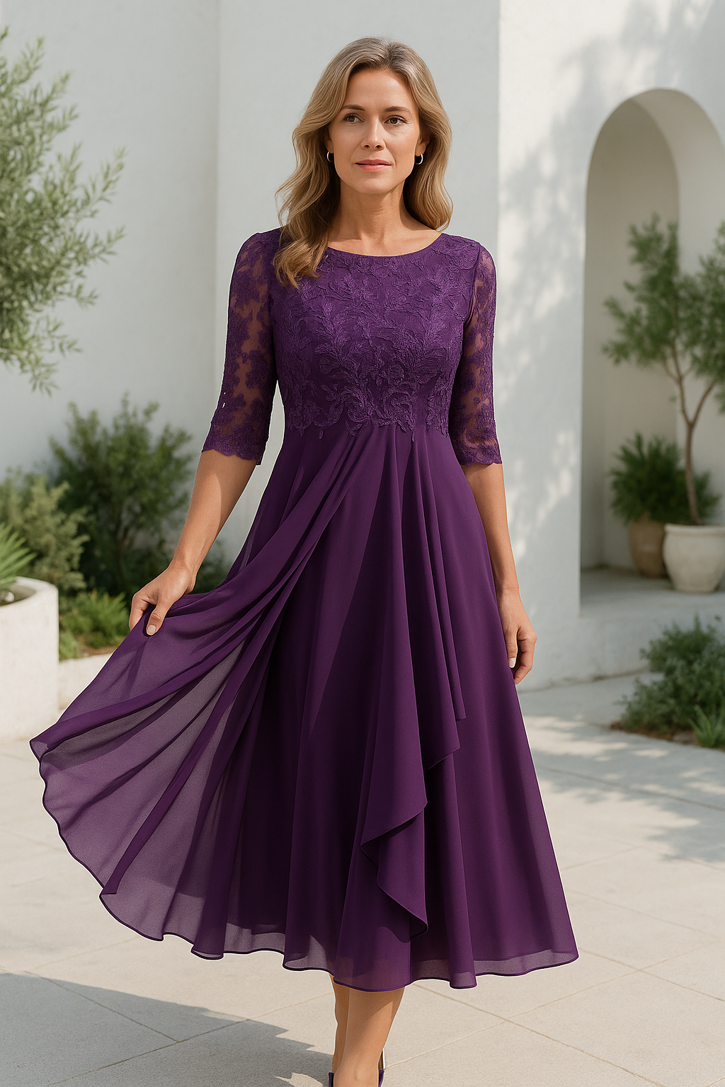 Elegante en chique maxi galajurk