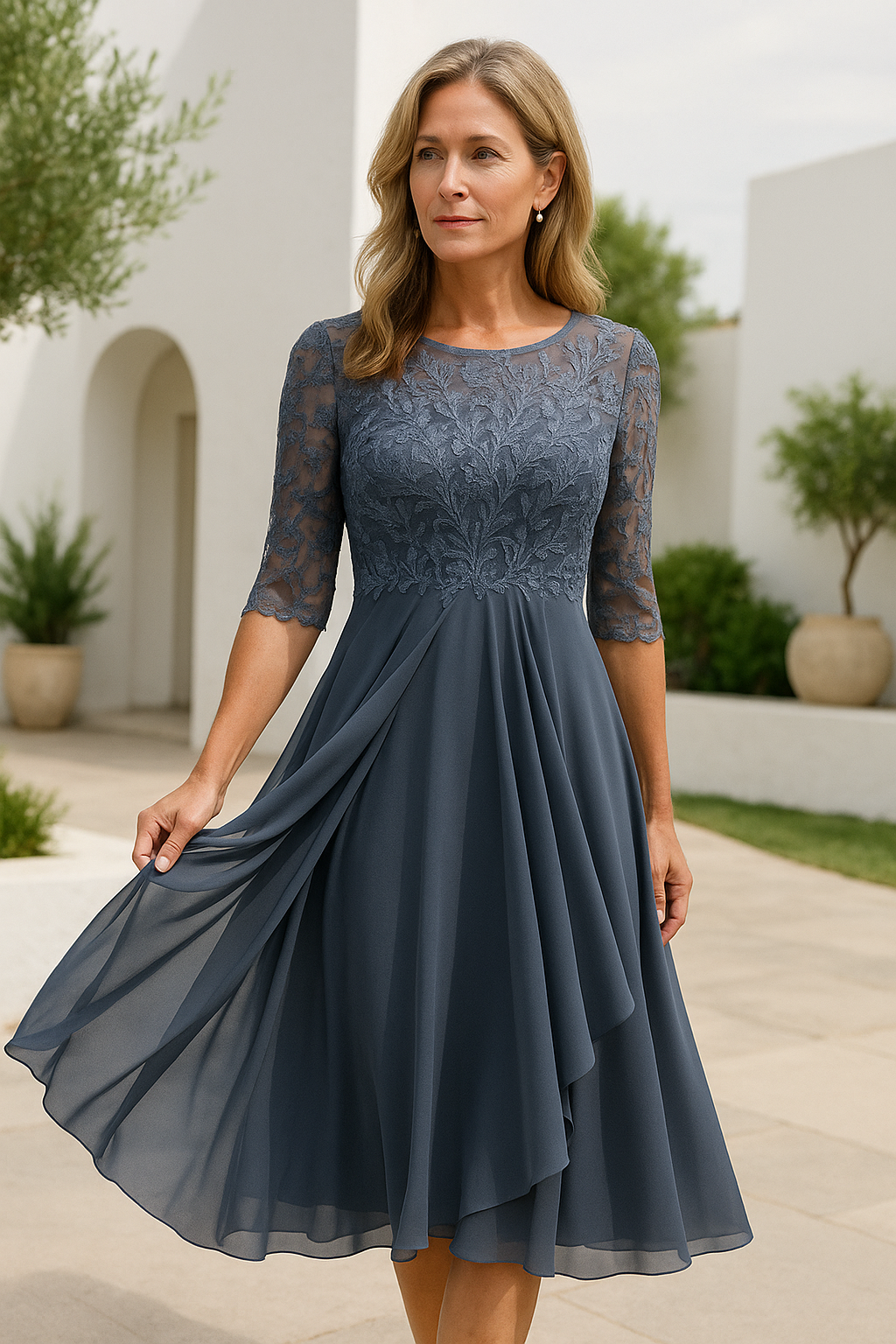 Elegante en chique maxi galajurk