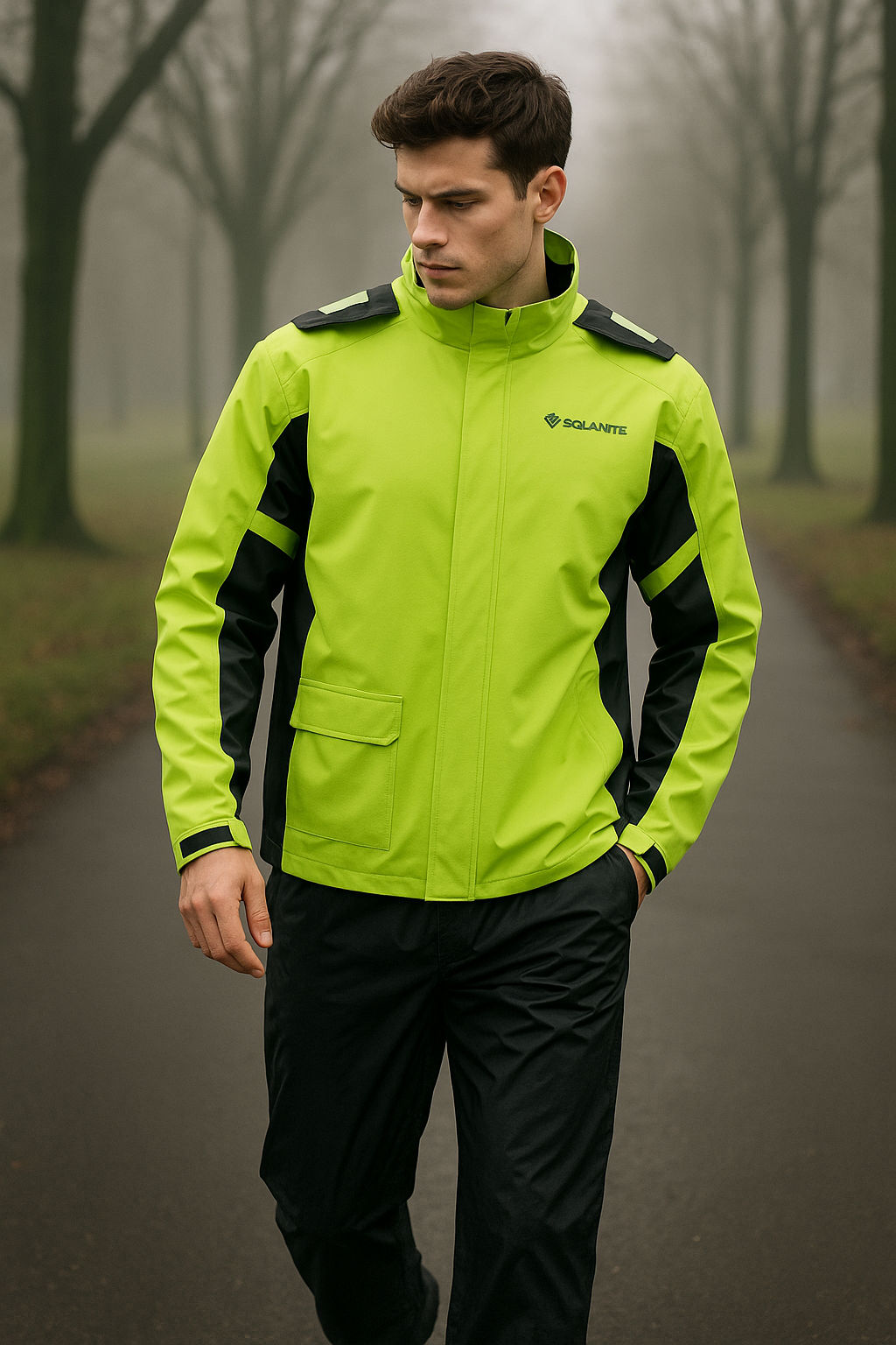 Cyneric - Reflecterend outdoor regenpak met opbergtas