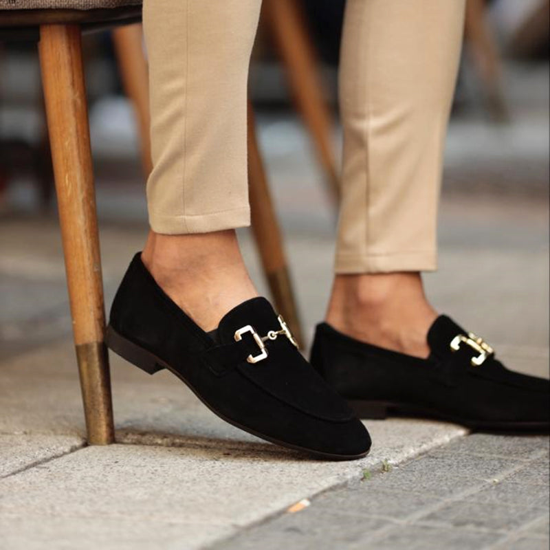 Niccolo - Loafers met metalen gesp voor heren