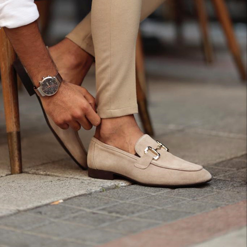 Niccolo - Loafers met metalen gesp voor heren