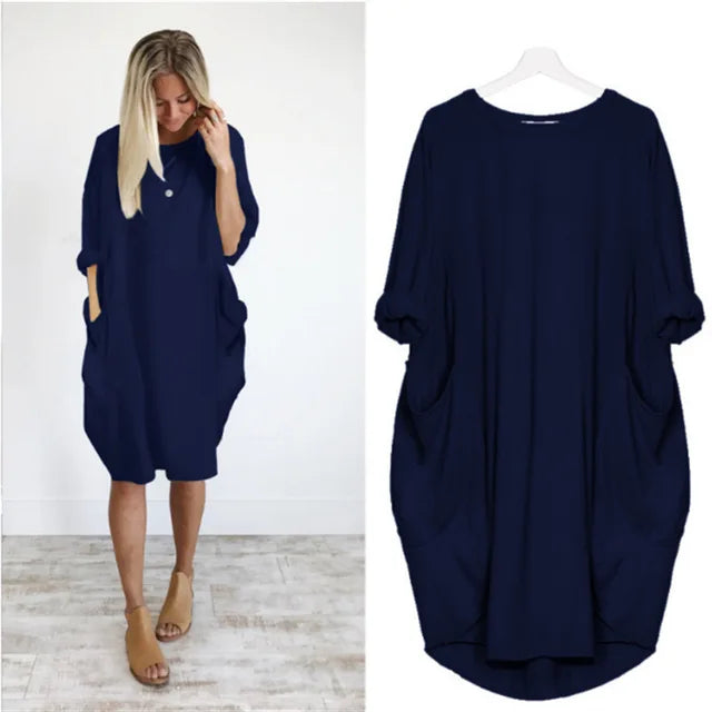 Janna - Luchtig oversized jurkje