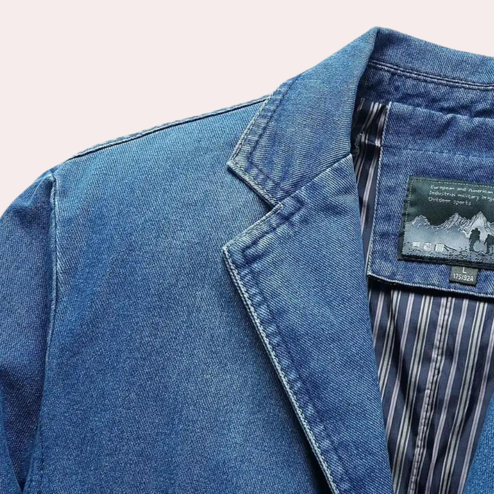 Jezar - Klassieke casual denim blazer voor heren