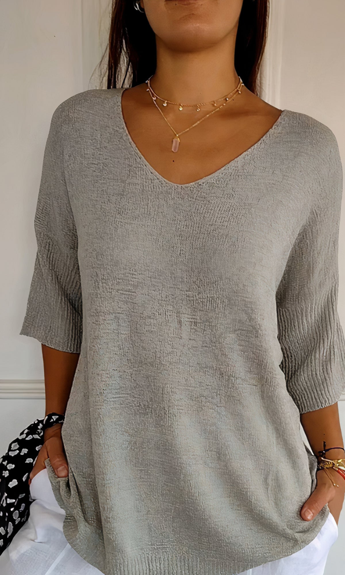 Elsa | Top met V-hals