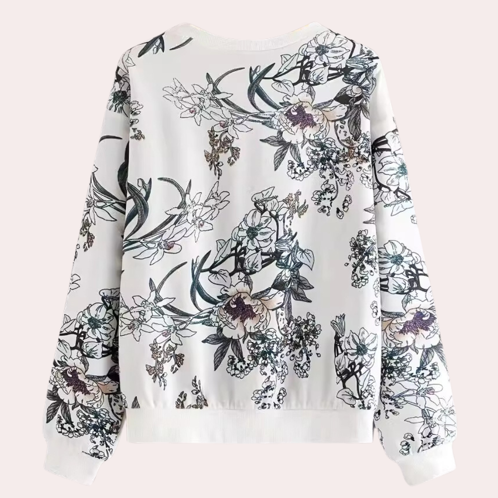 Flomena - Sweater met bloemenprint voor dames
