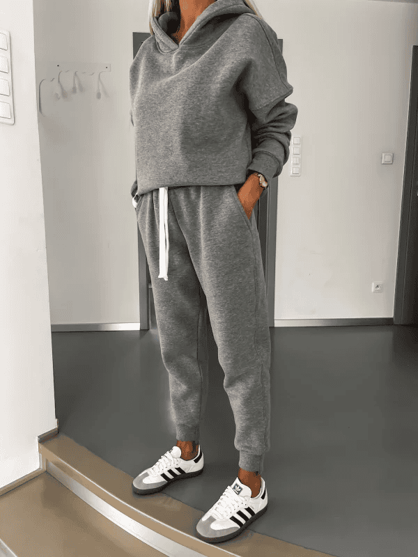 LoungeFit | Tweedelig lounge jogging pak hoodie dames