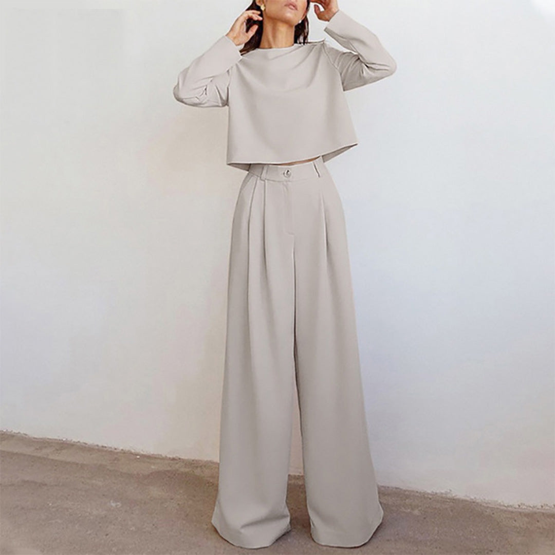 Ceyara | Elegante tweedelige palazzo set