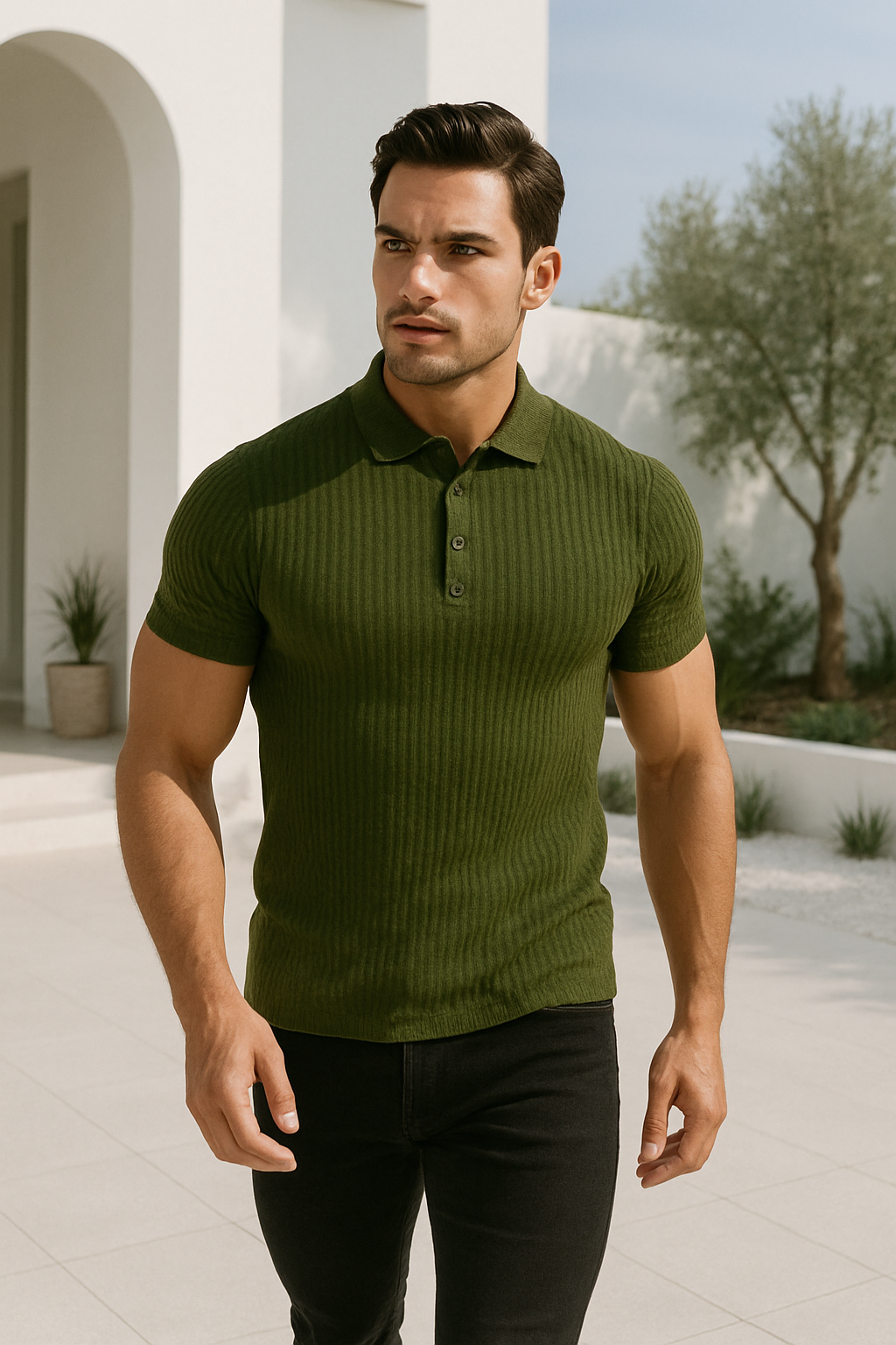 Hans | Heren getailleerd poloshirt