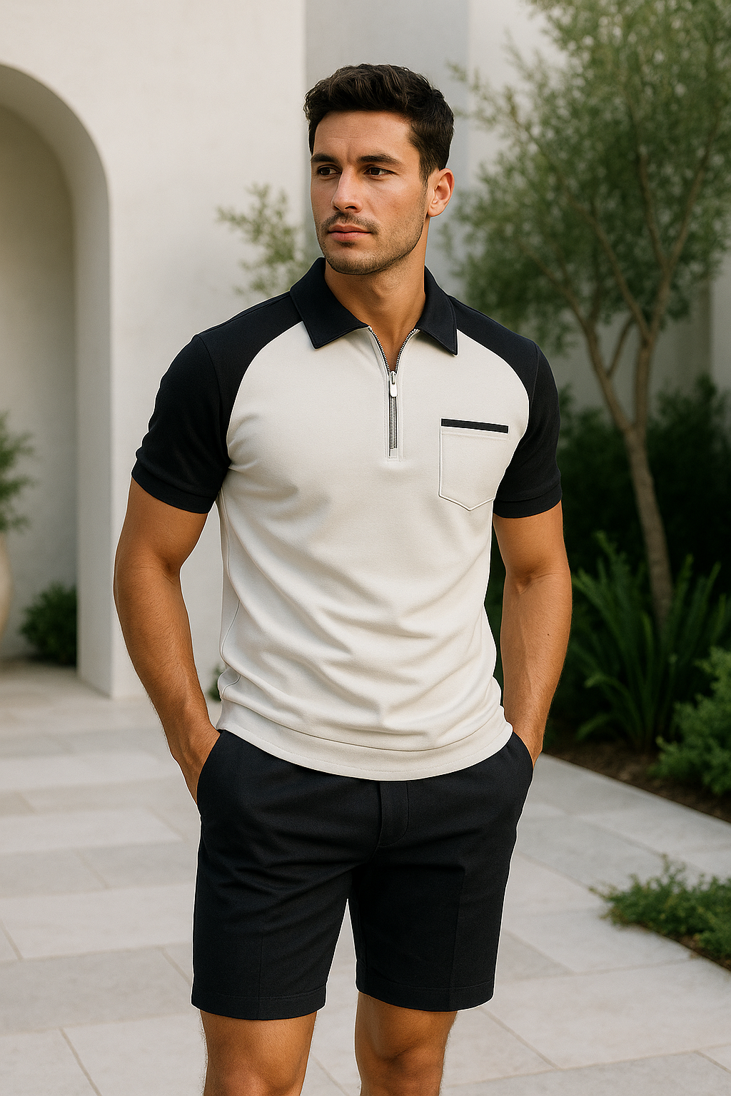 Harry | Heren getailleerd poloshirt
