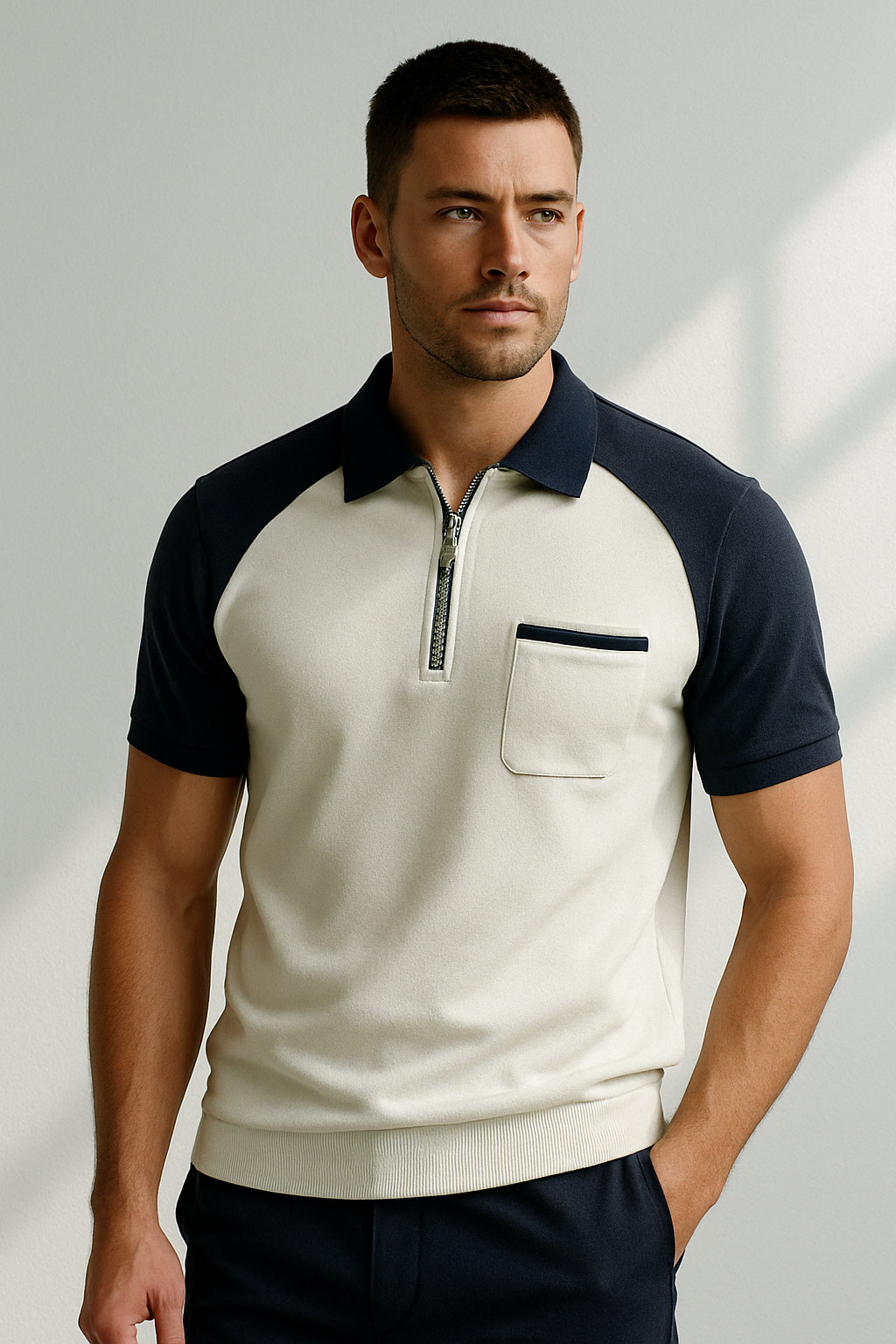 Harry | Heren getailleerd poloshirt