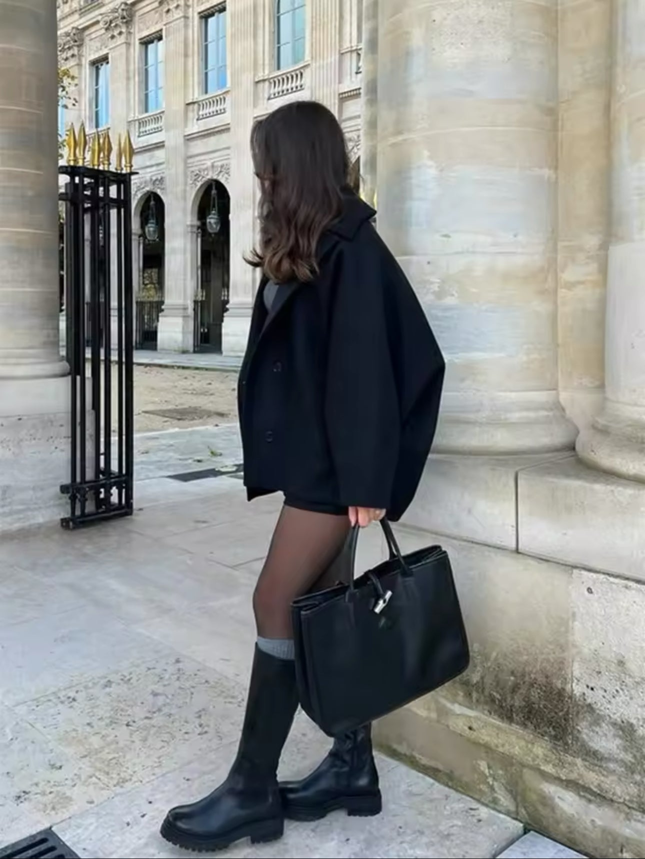 Ceece - Dubbelzijdige oversized jas voor dames