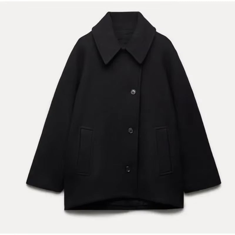 Ceece - Dubbelzijdige oversized jas voor dames