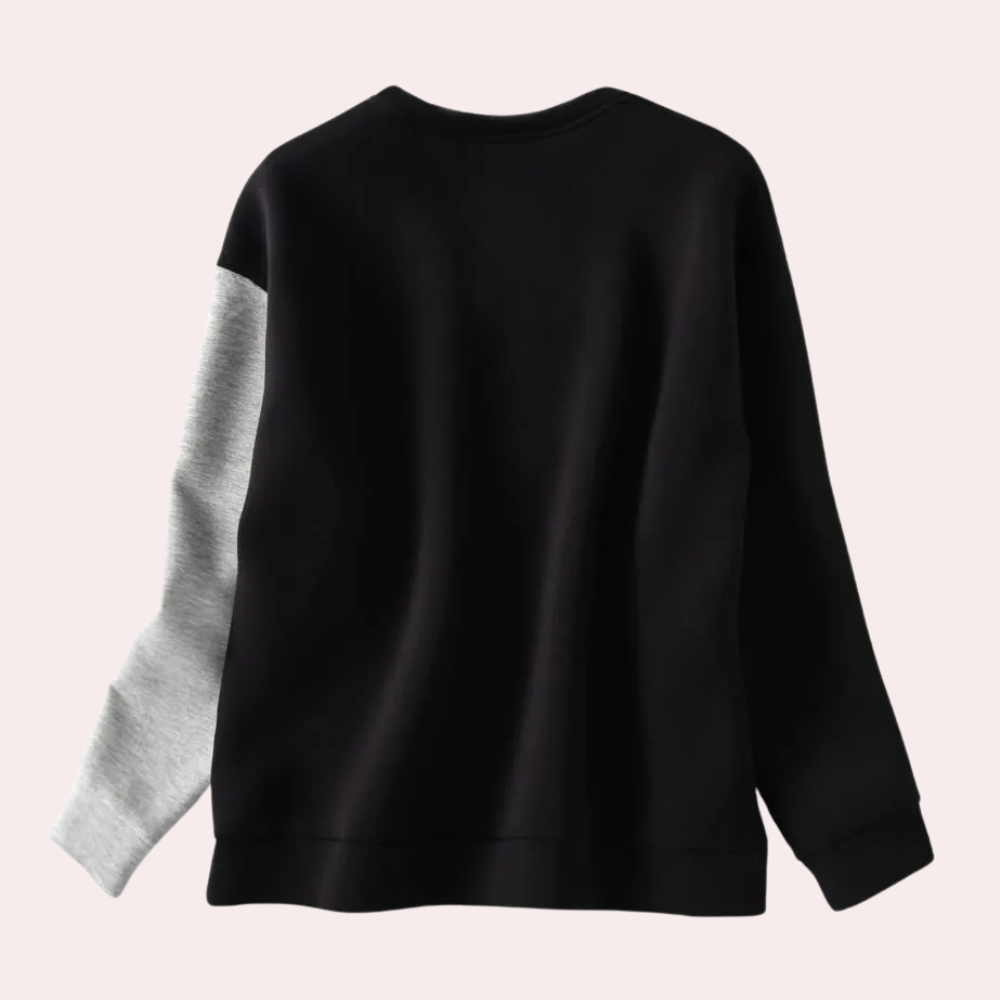 Despina - Dames sweatshirt met colorblock