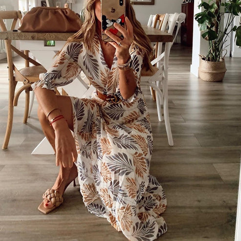 Rita - Dames casual lange jurk