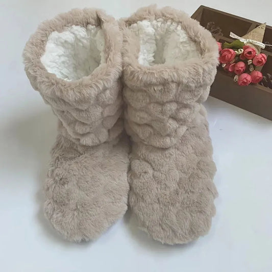 Calantha - Met fleece gevoerde schoenen in pluche voor dames