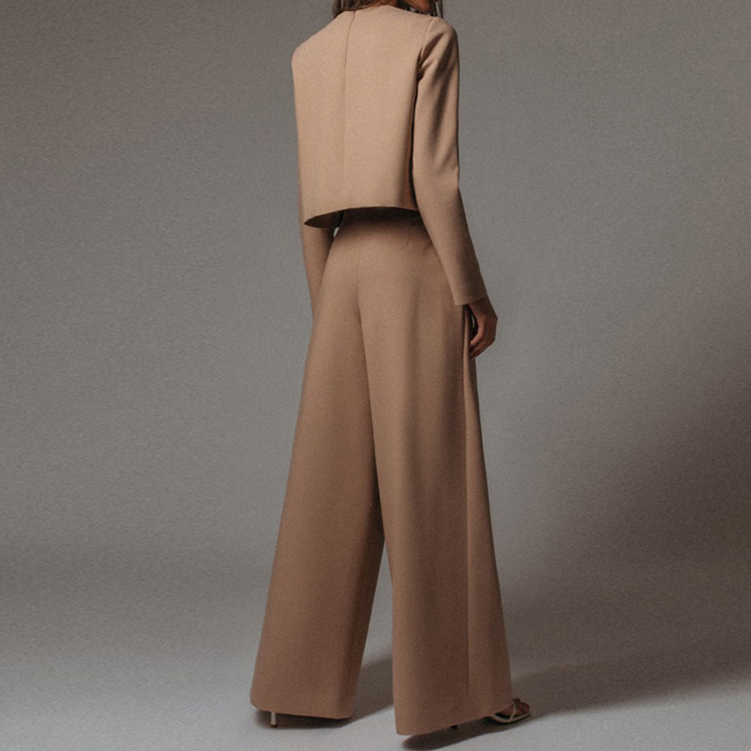 Ceyara | Elegante tweedelige palazzo set