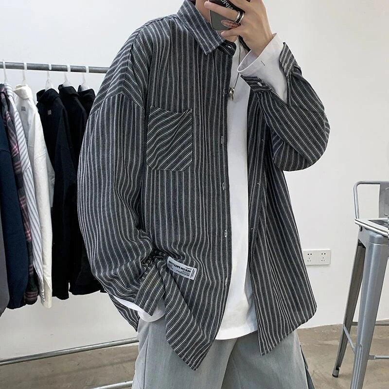 Cannes Striped Shirt - Old Money