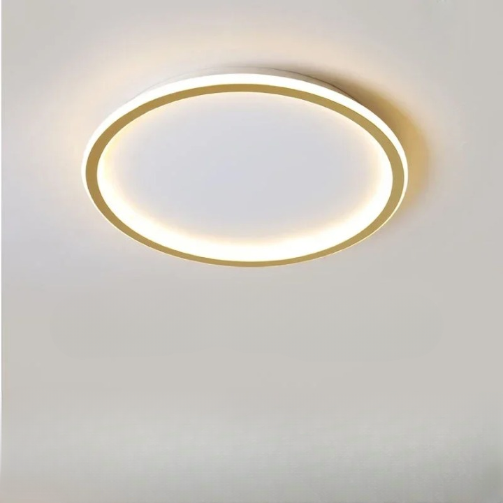 Moderne ronde LED plafondlamp met zachte sfeerverlichting